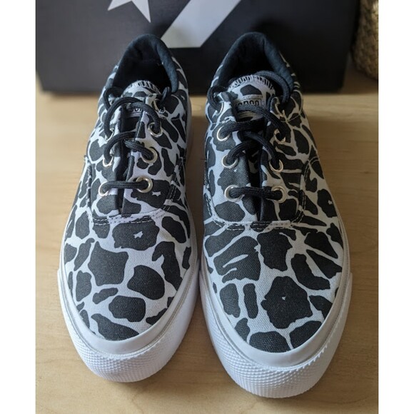 *NEW* Converse Skid Grip OX Animal Print Unisex Low Top Sneakers W7.5 M6 - Picture 4 of 11
